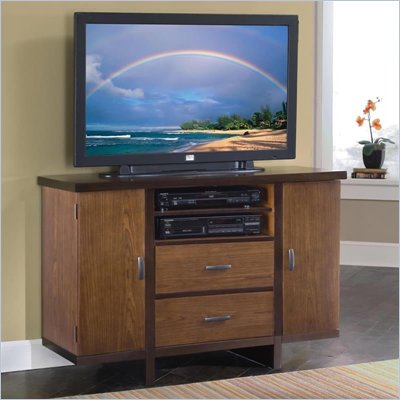 Home Styles Omni Compact 44 Inch TV Stand in Walnut Finish