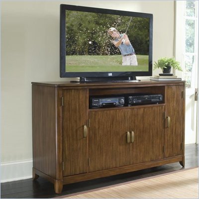 Home Styles Paris Tall TV Stand in Walnut Finish