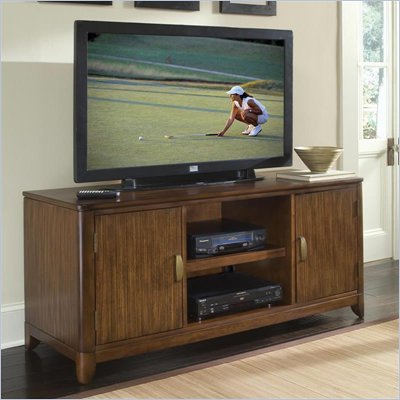 Home Styles Paris TV Stand in Walnut Finish