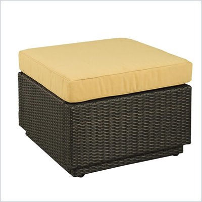 Home Styles Riviera Ottoman with Harvest Cushion in Harvest