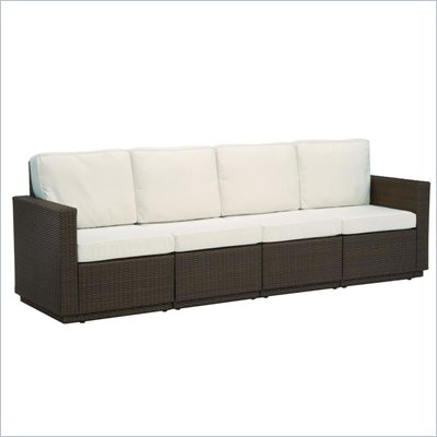 Home Styles Riviera Four Seat Sofa in Stone