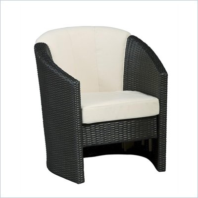 Home Styles Riviera Barrel Accent Chair in Stone