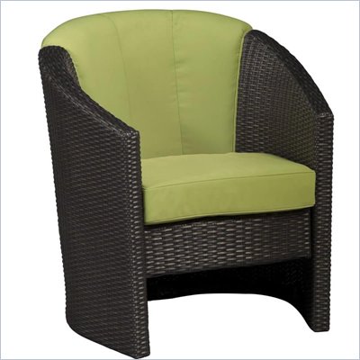 Home Styles Riviera Barrel Accent in Green Apple