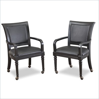 Home Styles St. Croix Game Chair Pair with Casters