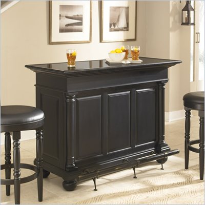 Home Styles St. Croix Home Bar in Black Finish