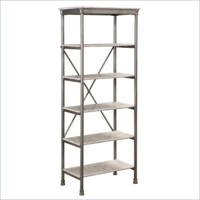Home Styles The Orleans Six Tier Shelf in Gray and Marble