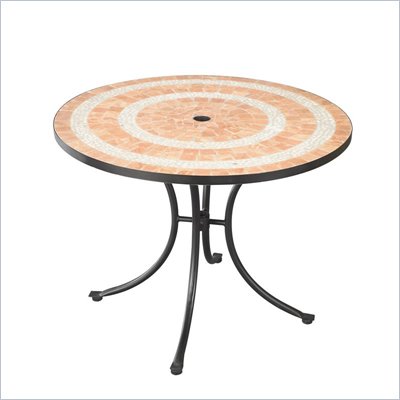 Home Styles Valencia Outdoor Dining Table in Terra Cotta