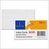 Sparco Ruled Index Card