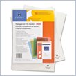 ADD TO YOUR SET: Sparco Transparent File Holder