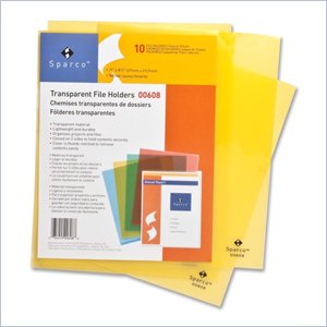 Sparco Transparent File Holder
