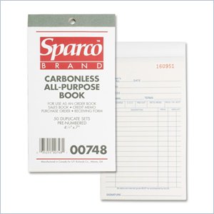 Sparco All-Purpose Duplicate Book
