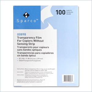 Sparco Overhead Copier Transparency Film