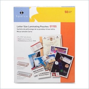 Sparco Pre-Trimmed Laminating Pouch
