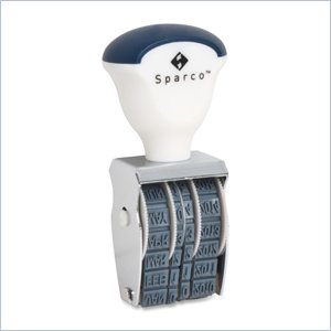 Sparco Rubber Date Stamp