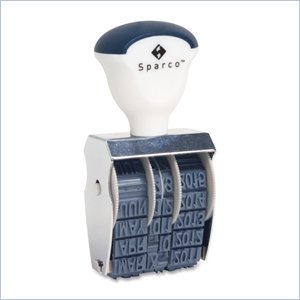 Sparco Rubber Date Stamp