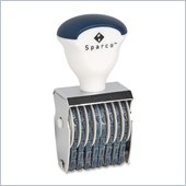 Sparco Rubber Number Stamp