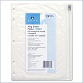 Sparco Hole Punched Ring Binder Pockets