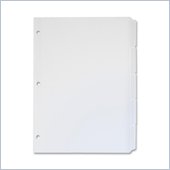 Sparco 3-Ring Plain Tab Divider