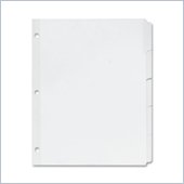 Sparco 3-Ring Plain Tab Divider