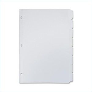 Sparco Erasable Tab Index
