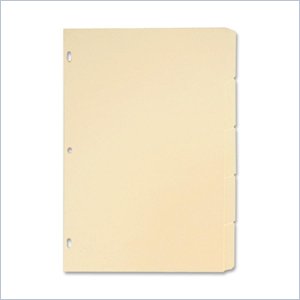 Sparco Manila Ring Book Indexes