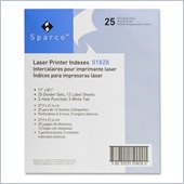 Sparco Punched Laser Index Divider
