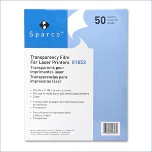 Sparco Laser Transparency Film