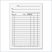 Sparco Single Carbon Sales Book