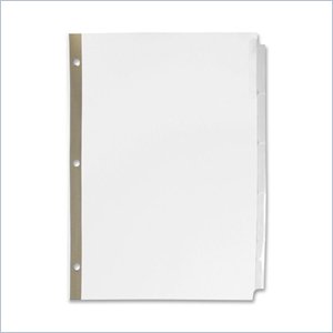 Sparco Premium Reinforced Insertable Tab Index