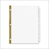 Sparco Premium Reinforced Insertable Tab Index