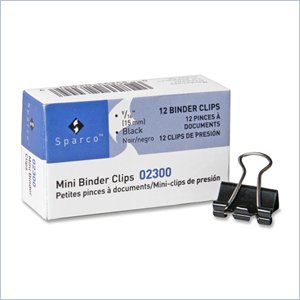 Sparco Binder Clip