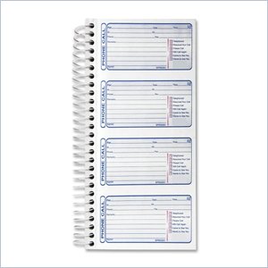 Sparco Telephone Message Book
