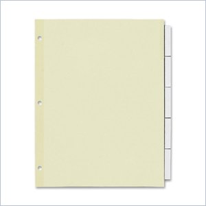 Sparco Ring Binder Index Divider