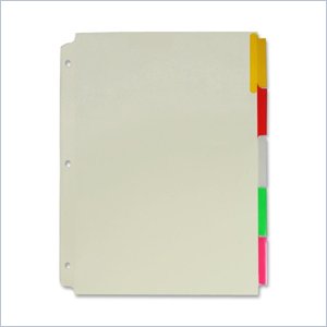 Sparco Oversize Ring Binder Index