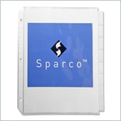 Sparco Top Loading Sheet Protectors with Index Tab