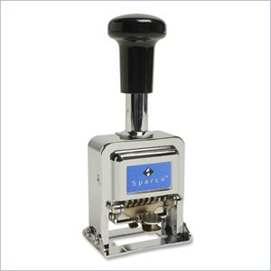 Sparco Self-Inked 6 Wheels Automatic Numbering Machine
