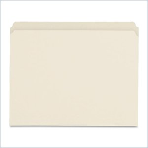 Sparco Straight Tab Cut File Folder