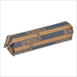 Sparco Flat $2.00 Nickels Coin Wrapper