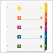 ADD TO YOUR SET: Sparco Quick Index Divider with Table Of Contents Page