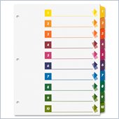 Sparco Quick Index Divider with Table Of Contents Page