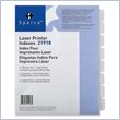 ADD TO YOUR SET: Sparco Punched Laser Tab Divider