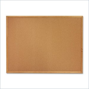Sparco Wood Frame Cork Board