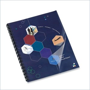 Sparco Clear View Premium Square Corner Presentation Cover