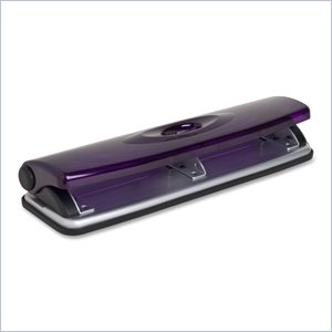 Sparco Transparent Three-Hole Punch