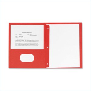 Sparco Two Pocket Report Covers With Fasteners
