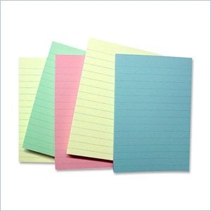 Sparco Ruled Adhesive Note