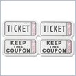 ADD TO YOUR SET: Sparco Admit One Double Roll Ticket
