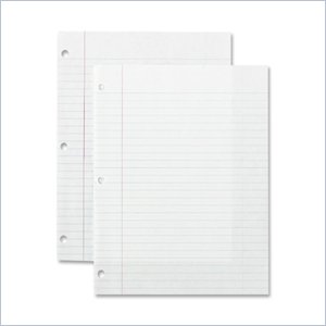 Sparco Standard White Filler Paper