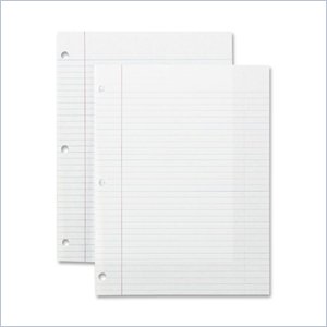 Sparco Standard White Filler Paper