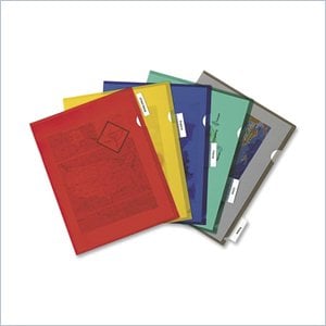 Sparco 5-Tab Poly File Folder